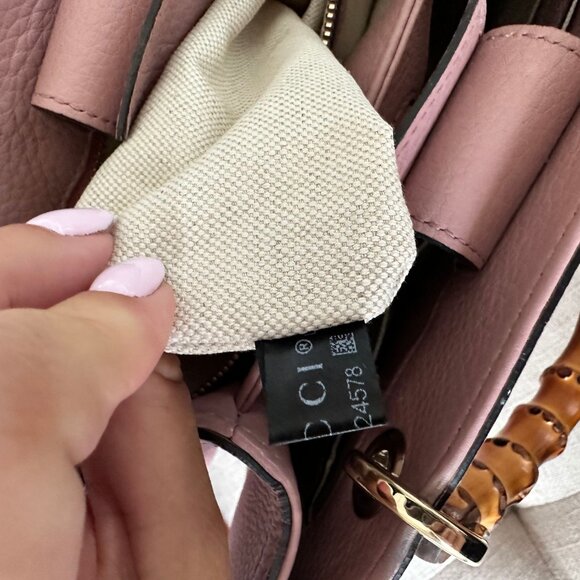 Gucci Bamboo Tote in Blush - Picture 7 of 16